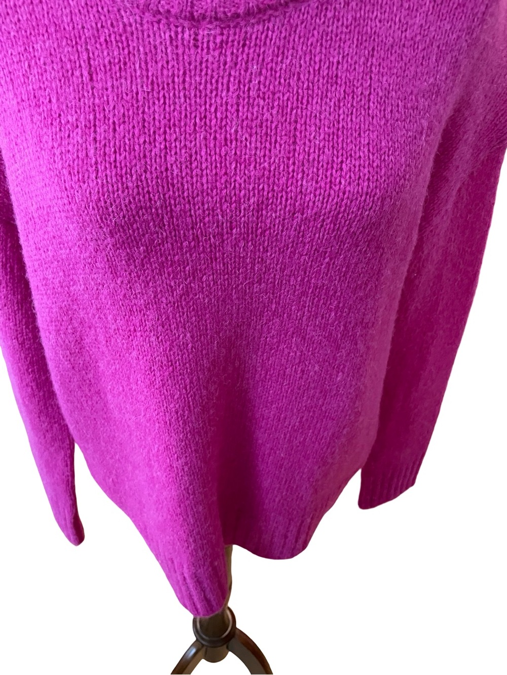 A.L.C. Lynia Fisherman Sweater Electric Pink - Picture 4 of 16